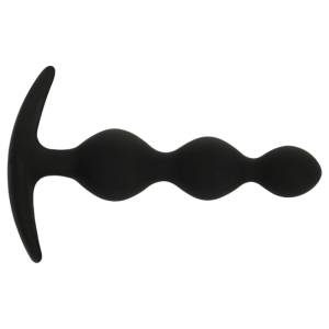 Black&silver Analkralketting Rupert van siliconen 10,5 cm Black&silver Analkralketting Rupert van siliconen 10,5 cm - Afbeelding 3