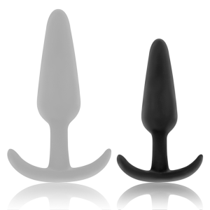 Black&silver siliconen anaalplug Hansel met klein handvat Black&silver siliconen anaalplug Hansel met klein handvat - Afbeelding 3