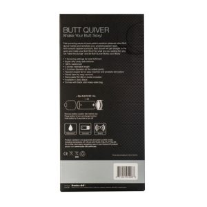 Rocks-off Anal Vibrator Butt Quiver with 7 Speeds, Silicone, Black Rocks-off Anal Vibrator Butt Quiver with 7 Speeds, Silicone, Black - Image 3