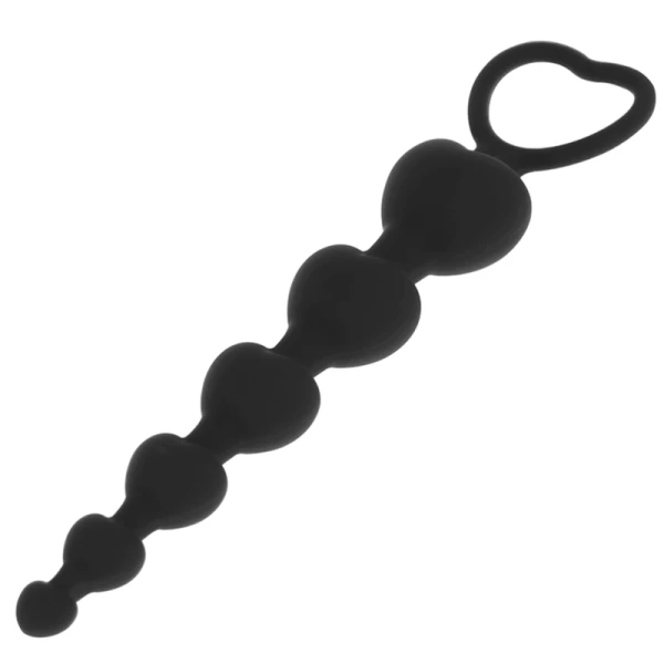 Black&silver Analkralenketting Milan Beads Black&silver Analkralenketting Milan Beads