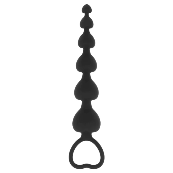 Black&silver Analkralenketting Milan Beads Black&silver Analkralenketting Milan Beads