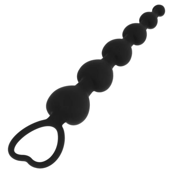 Black&silver Analkralenketting Milan Beads Black&silver Analkralenketting Milan Beads
