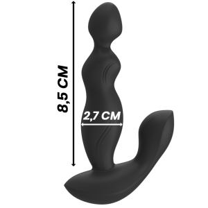 Black&silver Cora Anaalplug Silicone met Afstandsbediening Black&silver Cora Anaalplug Silicone met Afstandsbediening - Afbeelding 4
