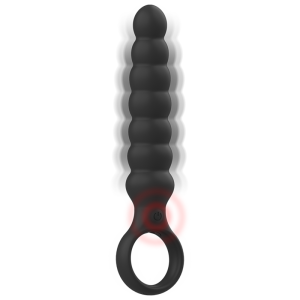 Black&silver Bob Anale vibrator van siliconen met 10 standen Black&silver Bob Anale vibrator van siliconen met 10 standen - Afbeelding 3