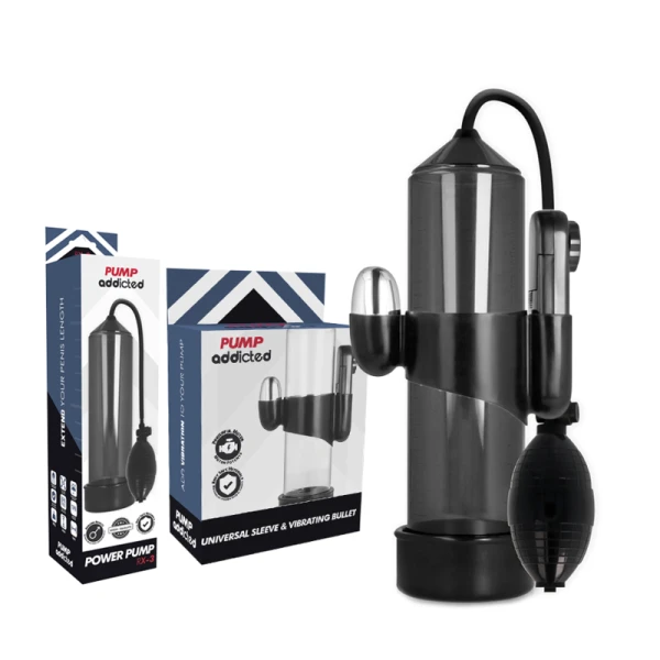 Pump Addicted RX3 Penispumpe schwarz, 23 cm einführbare Länge