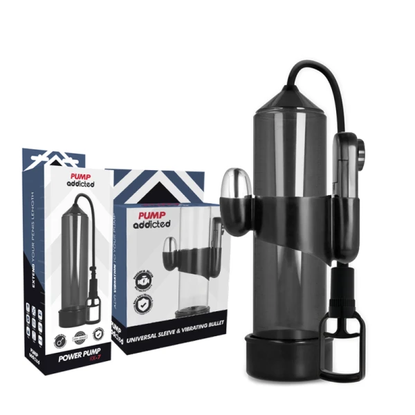 Pump Addicted RX7 Penispumpe schwarz mit Vakuumsystem