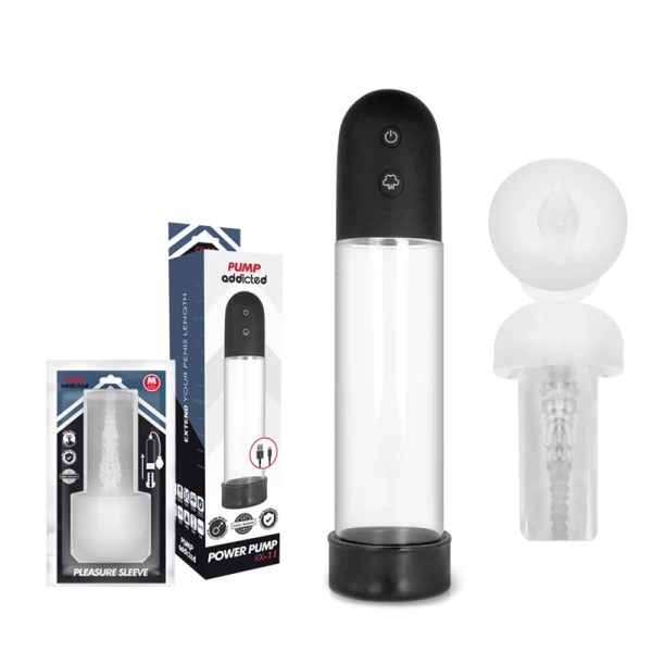 Pump Addicted RX11 Automatik-Penispumpe mit Masturbator