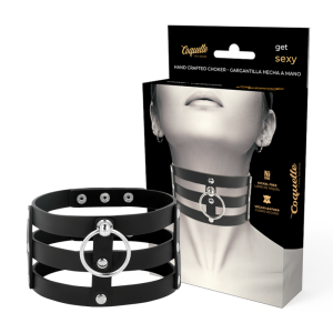 Coquette Accessories Fetish-halsband van vegan leer Desire Coquette Accessories Fetish-halsband van vegan leer Desire - Afbeelding 1