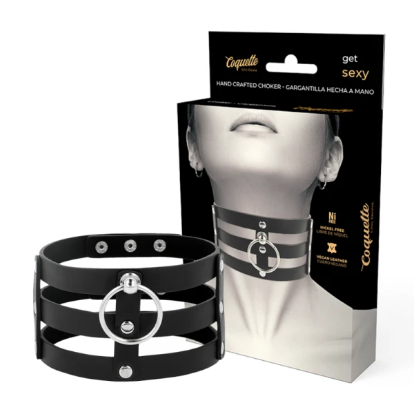 Coquette Accessories Fetish-halsband van vegan leer Desire