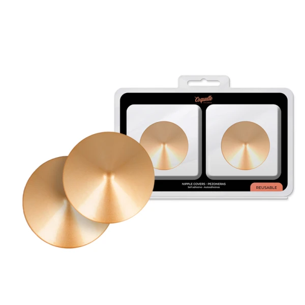 Coquette Accessories Nippelbedekkers Gouden Cirkels herbruikbaar
