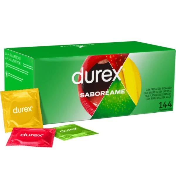 Durex Genussfrüchte Condooms met fruitaroma's, 144 stuks