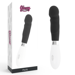 Glossy Paul Vibrator met realistische vorm en 10 standen, 12 cm Glossy Paul Vibrator met realistische vorm en 10 standen, 12 cm - Afbeelding 1