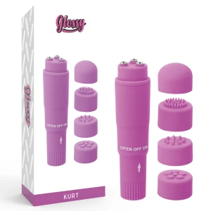 Glossy Kurt Pocket Massager Minivibrator Paars