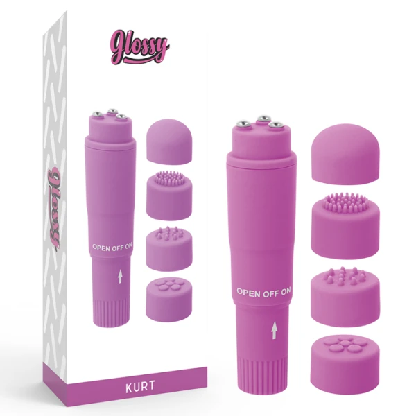 Glossy Kurt Pocket Massager Minivibrator Lila