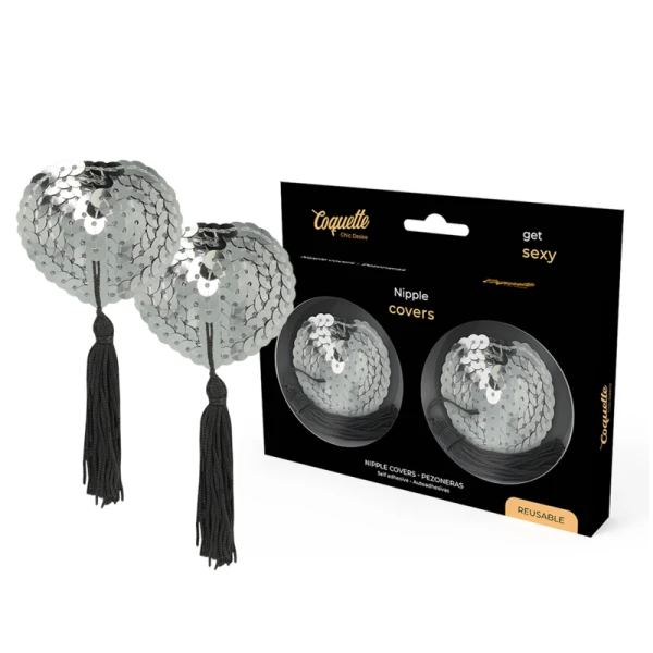 Coquette Accessories Nippelbedekking Chic Desire zilver, zelfklevend