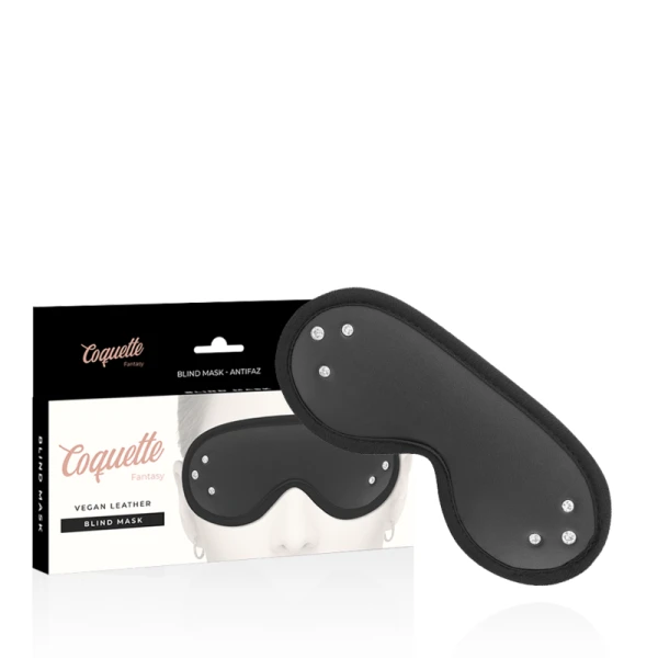 Coquette Fantasy vegan leren masker Chic Desire met neopreen voering