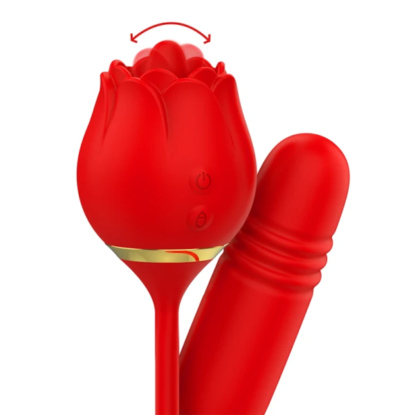MIA Opbindvibrator Dubbel Genot Likken + Op en Neer