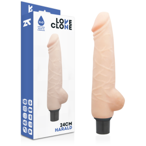 Loveclone Zelfsmerende Natuurvibrator Harald 24x4 cm Loveclone Zelfsmerende Natuurvibrator Harald 24x4 cm - Afbeelding 1