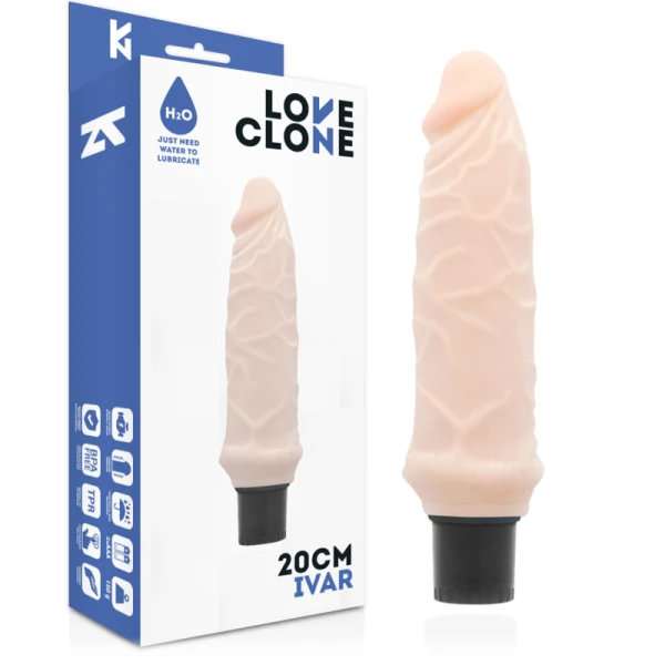 Loveclone Ivar Zelfsmerende Vibrator 20x4 cm