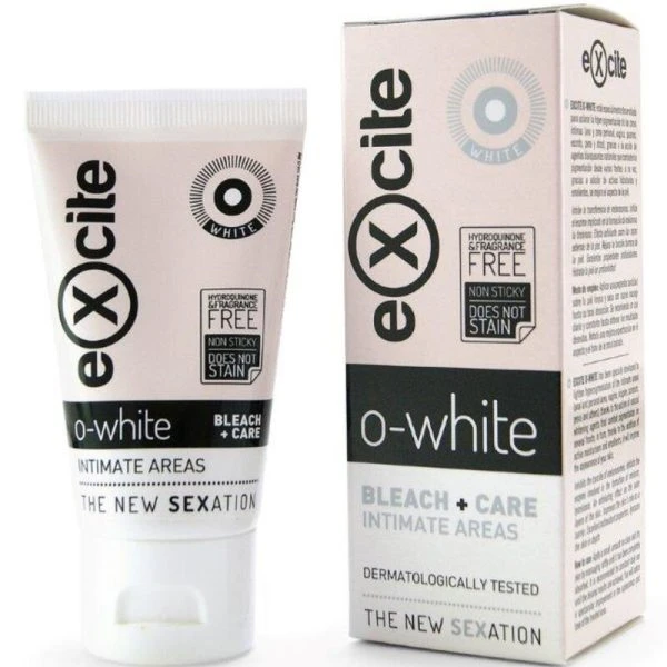 Excite O White Bleach + Care Intimbereich Aufhellungscreme