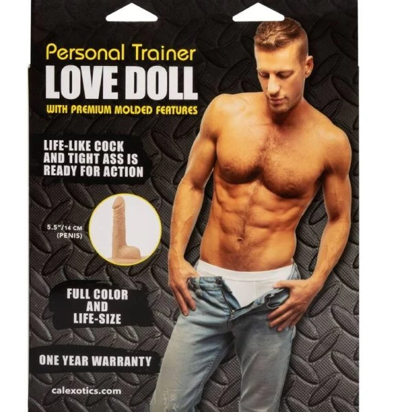 Calexotics Personal Trainer Love Doll opblaasbare liefdespop 14 cm