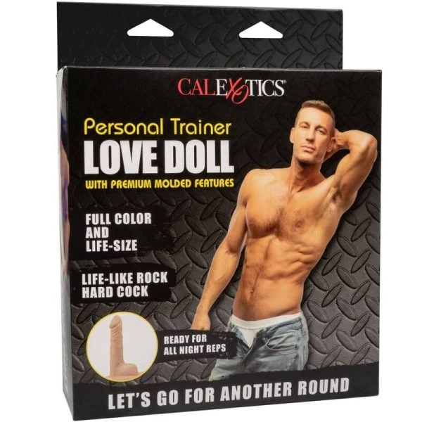 Calexotics Personal Trainer Love Doll opblaasbare liefdespop 14 cm