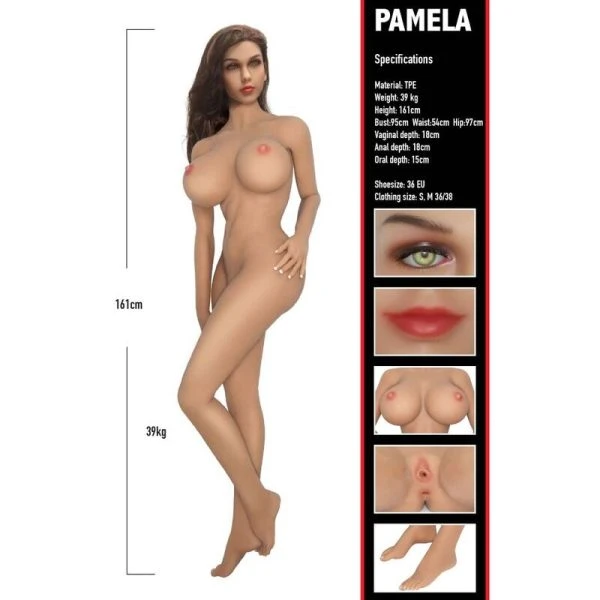 Hidden Desire Liebespuppe Banger Babe Pamela 161 cm