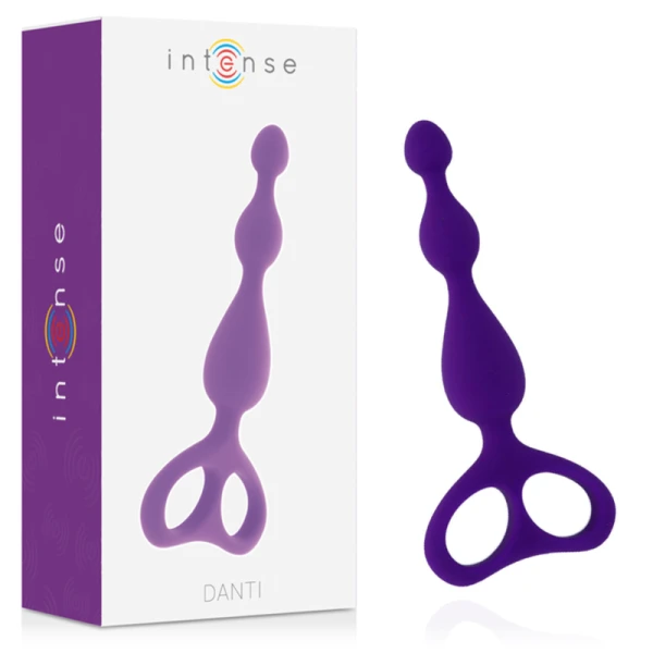 Intense Danti anale flieder van siliconen, 17,5 cm