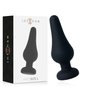Intense Anal Toys Anaalplug Pipo L van zwart siliconen Intense Anal Toys Anaalplug Pipo L van zwart siliconen - Afbeelding 1