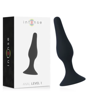Intense Anal Toys Analplug Level 1 10,5 cm Schwarz