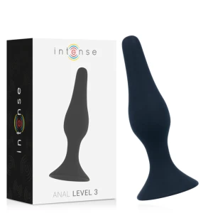 Intense Anal Toys Analplug Anal Stufe 3 12,5 cm Schwarz