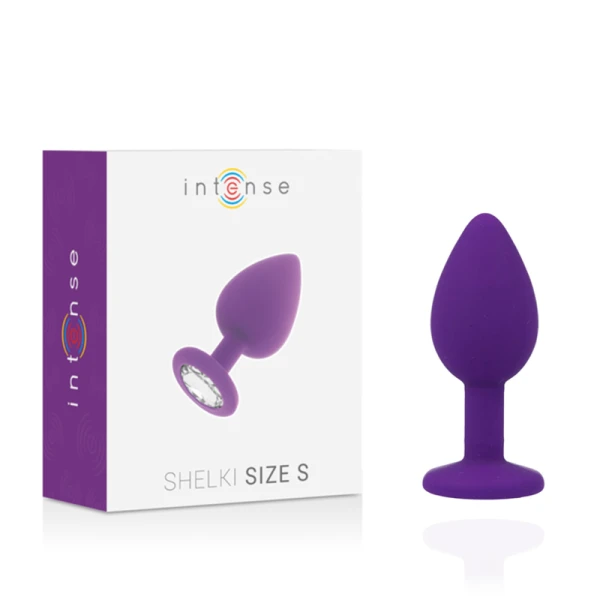 Intense Anal Plug Shelki S in Medical-Grade Silicone, Lilac