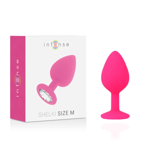 Intense Shelki M Anal Plug Fuchsia aus Silikon