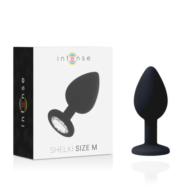Intense Anal Toys Analplug Shelki M van siliconen zwart