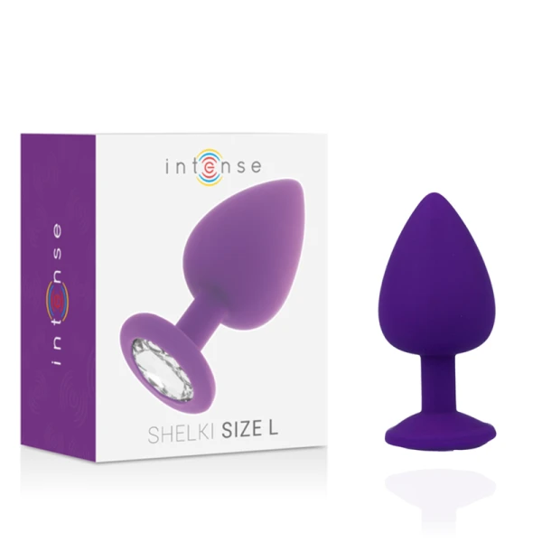 Intense Anal Toys Anaalplug Shelki L van siliconen, lila
