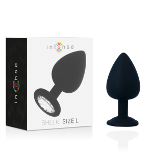 Intense Anal Toys Silicone Analplug Shelki L zwart Intense Anal Toys Silicone Analplug Shelki L zwart - Afbeelding 2
