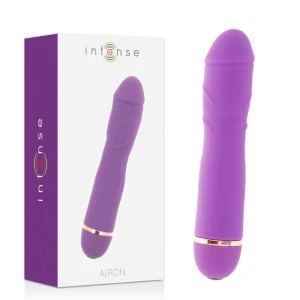 Intense High Tech Airon Vibrator mit 20 Geschwindigkeiten, Silikon lila