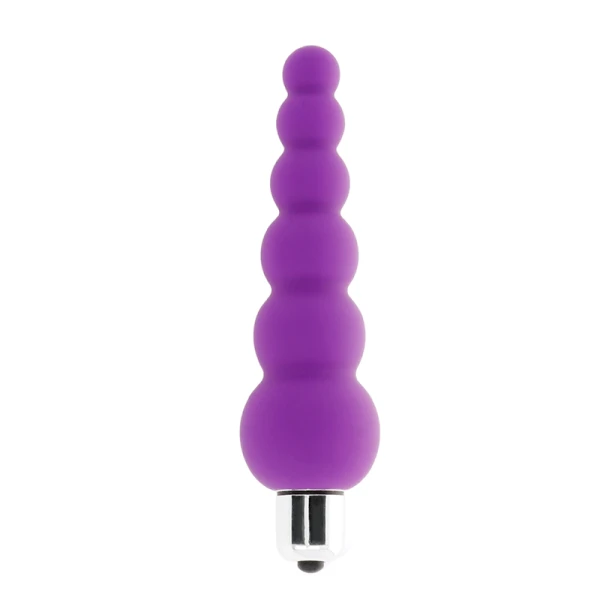 Intense Anal Toys Anale Vibrator Snoopy met 7 snelheden, siliconen, paars