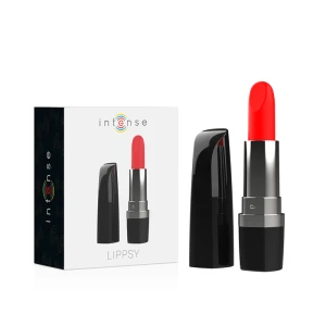 Intense FUN Toys Lippsy Auflegevibrator in Lippenstiftform, schwarz