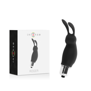 Intense FUN Toys Opgelegde Vibrator Konijn Roger Zwart Intense FUN Toys Opgelegde Vibrator Konijn Roger Zwart - Afbeelding 1