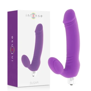 Intense High Tech Zucker Silikon-Vibrator met Clitorisstimulator, 7 snelheden, lila