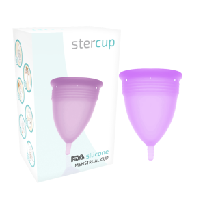 Stercup Menstruatiecup van FDA-siliconen in lila maat S Stercup Menstruatiecup van FDA-siliconen in lila maat S - Afbeelding 1