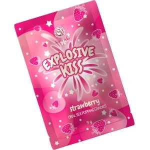 Secretplay Cosmetic Aardbei-Knalbonbons – prikkelende snoepjes voor orale seks