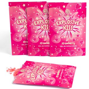 Secretplay Cosmetic Aardbei-Knalbonbons – prikkelende snoepjes voor orale seks Secretplay Cosmetic Aardbei-Knalbonbons – prikkelende snoepjes voor orale seks - Afbeelding 3