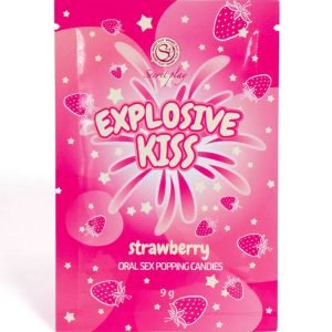 Secretplay Cosmetic Aardbei-Knalbonbons – prikkelende snoepjes voor orale seks Secretplay Cosmetic Aardbei-Knalbonbons – prikkelende snoepjes voor orale seks - Afbeelding 2