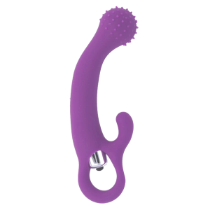 Intense High Tech Naila Siliconen Vibrator met Clitoris Stimulator Intense High Tech Naila Siliconen Vibrator met Clitoris Stimulator - Afbeelding 2