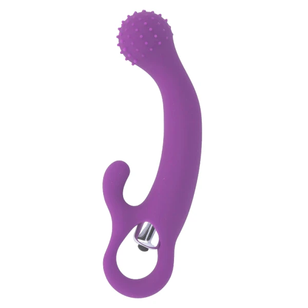 Intense High Tech Naila Siliconen Vibrator met Clitoris Stimulator