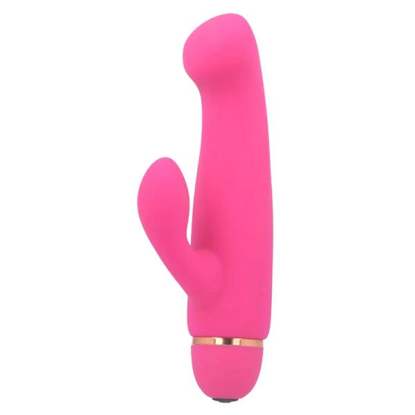 Intense High Tech Boral Vibrator met clitorisstimulator, 20 snelheden, siliconen roze