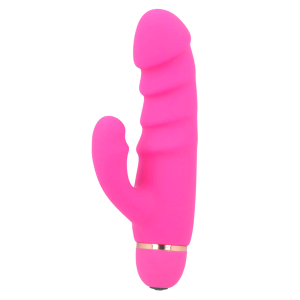 Intense High Tech Krases Vibrator met Clitorisstimulator, 20 standen, siliconen, roze Intense High Tech Krases Vibrator met Clitorisstimulator, 20 standen, siliconen, roze - Afbeelding 2