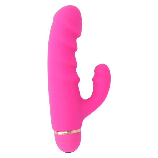 Intense High Tech Krases Vibrator met Clitorisstimulator, 20 standen, siliconen, roze